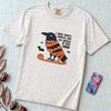 I Need Treats, Cuddles, And Six Skeins Of New Yarn T-Shirt, Crochet Halloween Shirt - White unfolded t-shirt mockup