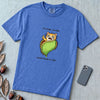 It's Fine. Everything Is Fine. Cat t-shirt - Flo Blue unfolded t-shirt mockup
