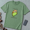 It's Fine. Everything Is Fine. Cat t-shirt - Light Green unfolded t-shirt mockup