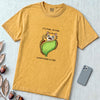 It's Fine. Everything Is Fine. Cat t-shirt - Mustard unfolded t-shirt mockup