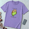 It's Fine. Everything Is Fine. Cat t-shirt - Violet unfolded t-shirt mockup