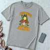 Just Here For An Alibi Frog T-Shirt - Granite unfolded t-shirt mockup