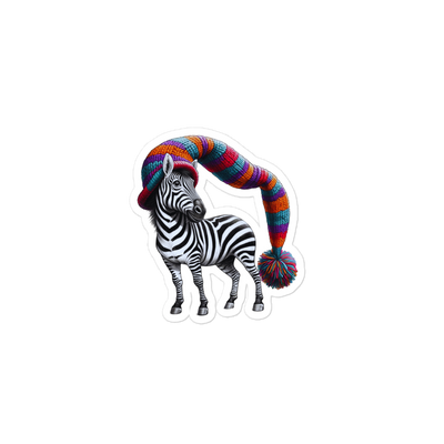 Bubble-free stickers of cute zebra - Radiant Art of Radiant Group