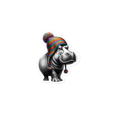 Bubble-free stickers of hippopotamus - Radiant Art of Radiant Group
