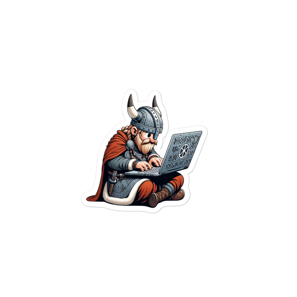 Bubble-free stickers Viking