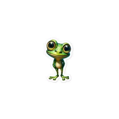 Bubble-free stickers cute frog - Radiant Art of Radiant Group
