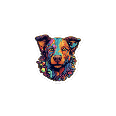 Bubble-free stickers Kaleidoscope Dog - Radiant Art of Radiant Group