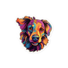 Bubble-free stickers Vivid Pooch - Radiant Art of Radiant Group