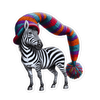 Bubble-free stickers of cute zebra - Radiant Art of Radiant Group