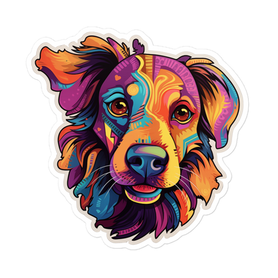 Bubble-free stickers Vivid Pooch - Radiant Art of Radiant Group