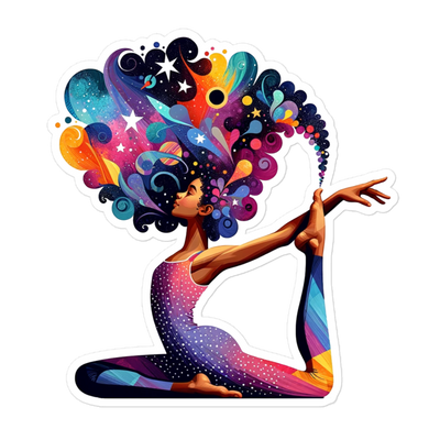 Bubble-free stickers Cosmic Yoga - Radiant Art of Radiant Group