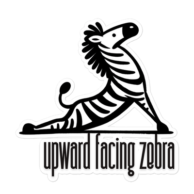 Bubble-free stickers Yoga zebra - Radiant Art of Radiant Group