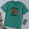 Legends Are Born In November T-Shirt, Bigfoot Dragon Birthday Tee - Emerald unfolded t-shirt mockup