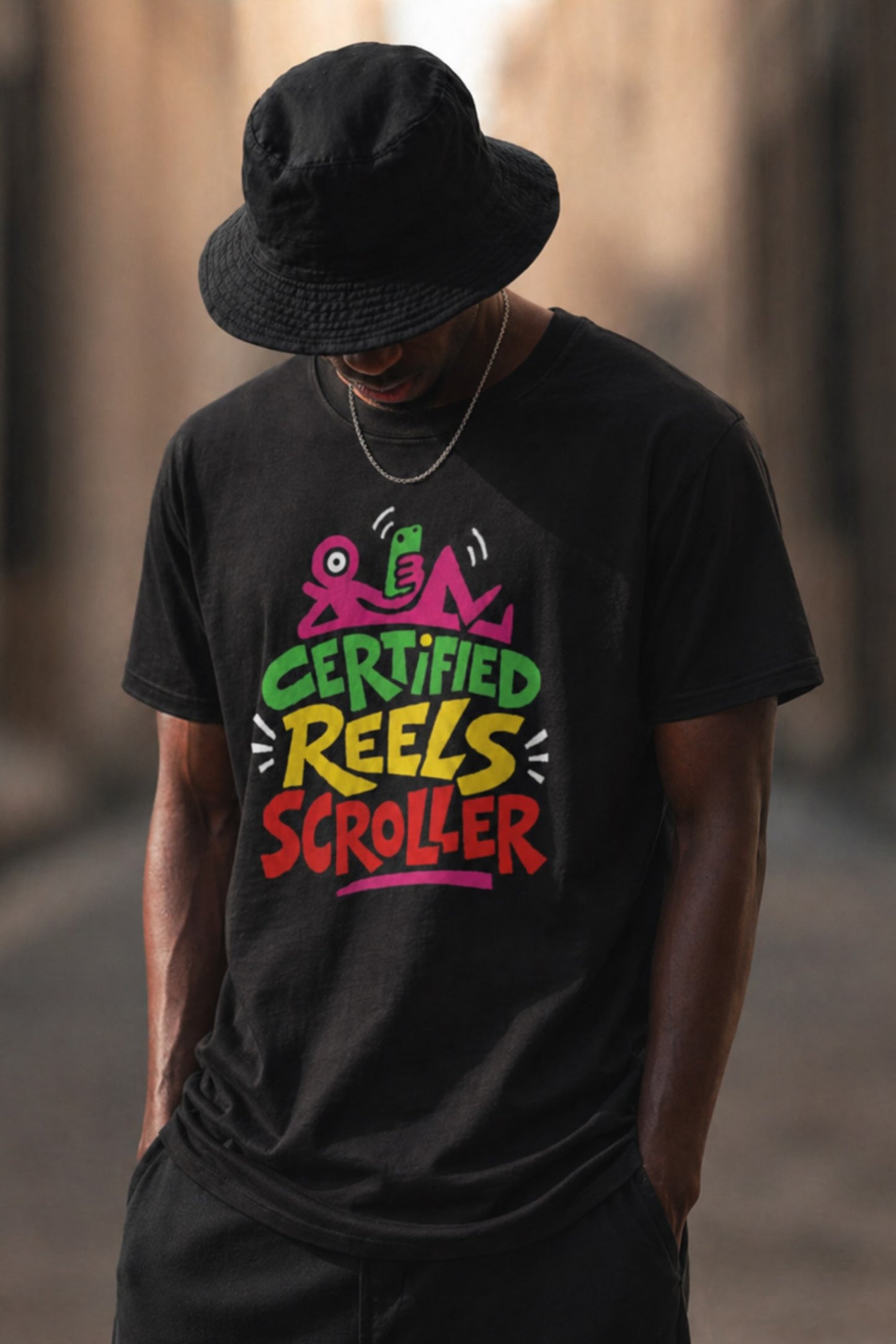Certified Reels Scroller T-Shirt, Doomscroll Humor