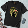 Medusa Bubblegum T-Shirt - Black unfolded t-shirt mockup