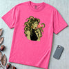 Medusa Bubblegum T-Shirt - Neon Pink unfolded t-shirt mockup