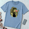 Medusa Bubblegum T-Shirt - Washed Denim unfolded t-shirt mockup