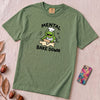 Mental Bake Down Frog T-Shirt - Light Green unfolded t-shirt mockup