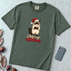 Merry Whatever Grumpy Cat Christmas T-Shirt - Blue Spruce unfolded t-shirt mockup
