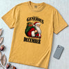 Most Generous People Are Born In December T-Shirt - Mustard unfolded t-shirt mockup