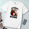 Most Generous People Are Born In December T-Shirt - White unfolded t-shirt mockup