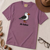 Mr. Gulliver Seagull T-Shirt - Berry unfolded t-shirt mockup