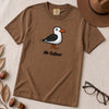 Mr. Gulliver Seagull T-Shirt - Espresso unfolded t-shirt mockup