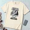 Munch Munch Thanksgiving Cat Meme T-Shirt, Woman Yelling at Cat Graphic Tee, Holiday Dinner Humor - Ivory unfolded t-shirt mockup