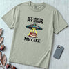 My Month My Rules My Cake UFO T-Shirt - Bay unfolded t-shirt mockup