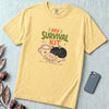My Survival Kit Coffee Cat Sweet Treat T-Shirt - Butter unfolded t-shirt mockup