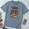 My Vessels My Rules T-Shirt, Viking Humor - Blue Jean unfolded t-shirt mockup
