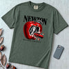 Newton Beyond Gravity Flying Car T-Shirt - Blue Spruce unfolded t-shirt mockup