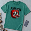 Newton Beyond Gravity Flying Car T-Shirt - Emerald unfolded t-shirt mockup