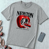 Newton Beyond Gravity Flying Car T-Shirt - Granite unfolded t-shirt mockup