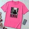 No Drama I Brought My Own Cat T-Shirt - Neon Pink unfolded t-shirt mockup
