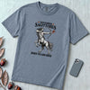 November Sagittarius T-Shirt, Born To Aim High - Blue Jean unfolded t-shirt mockup