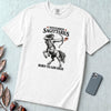 November Sagittarius T-Shirt, Born To Aim High - White unfolded t-shirt mockup