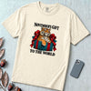 November’s Gift To The World Tiger T-Shirt, Birthday Tee - Ivory unfolded t-shirt mockup