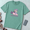 Off to a Vegan Coven - Witch Shirt, Cute Vegan Witch, Kawaii Vegetarian Tee - Seafoam unfolded t-shirt mockup