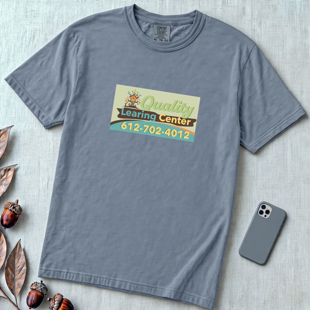 Original Minnesota Meme Shirt, Quality Learing Center Tee - Blue Jean unfolded t-shirt mockup