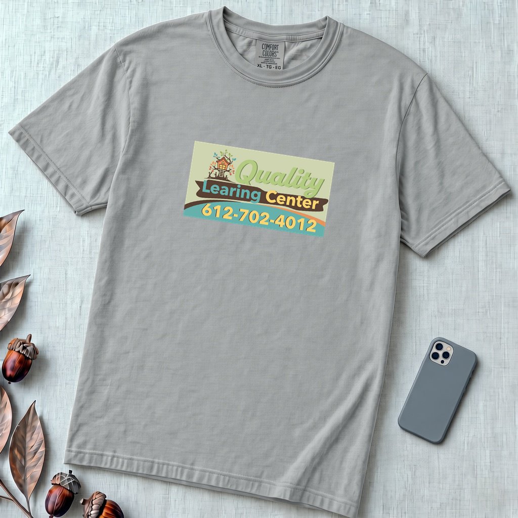 Original Minnesota Meme Shirt, Quality Learing Center Tee - Granite unfolded t-shirt mockup