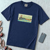 Original Minnesota Meme Shirt, Quality Learing Center Tee - True Navy unfolded t-shirt mockup