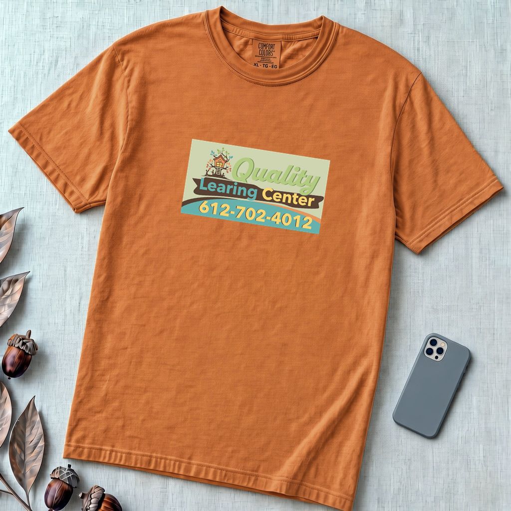 Original Minnesota Meme Shirt, Quality Learing Center Tee - Yam unfolded t-shirt mockup