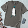 Original Penguin T-Shirt - Ride The Kick Scooter Tee - Pepper unfolded t-shirt mockup