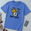 Pablo Pedalso Cubist Bicycle T-Shirt - Flo Blue unfolded t-shirt mockup