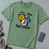 Pablo Pedalso Cubist Bicycle T-Shirt - Light Green unfolded t-shirt mockup
