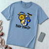 Pablo Pedalso Cubist Bicycle T-Shirt - Washed Denim unfolded t-shirt mockup