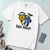 Pablo Pedalso Cubist Bicycle T-Shirt - White unfolded t-shirt mockup