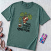 Pour Yourself A Cup Of Ambition T-Shirt, Dolly Parton 9 to 5 Tee - Emerald unfolded t-shirt mockup
