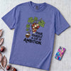 Pour Yourself A Cup Of Ambition T-Shirt, Dolly Parton 9 to 5 Tee - Flo Blue unfolded t-shirt mockup